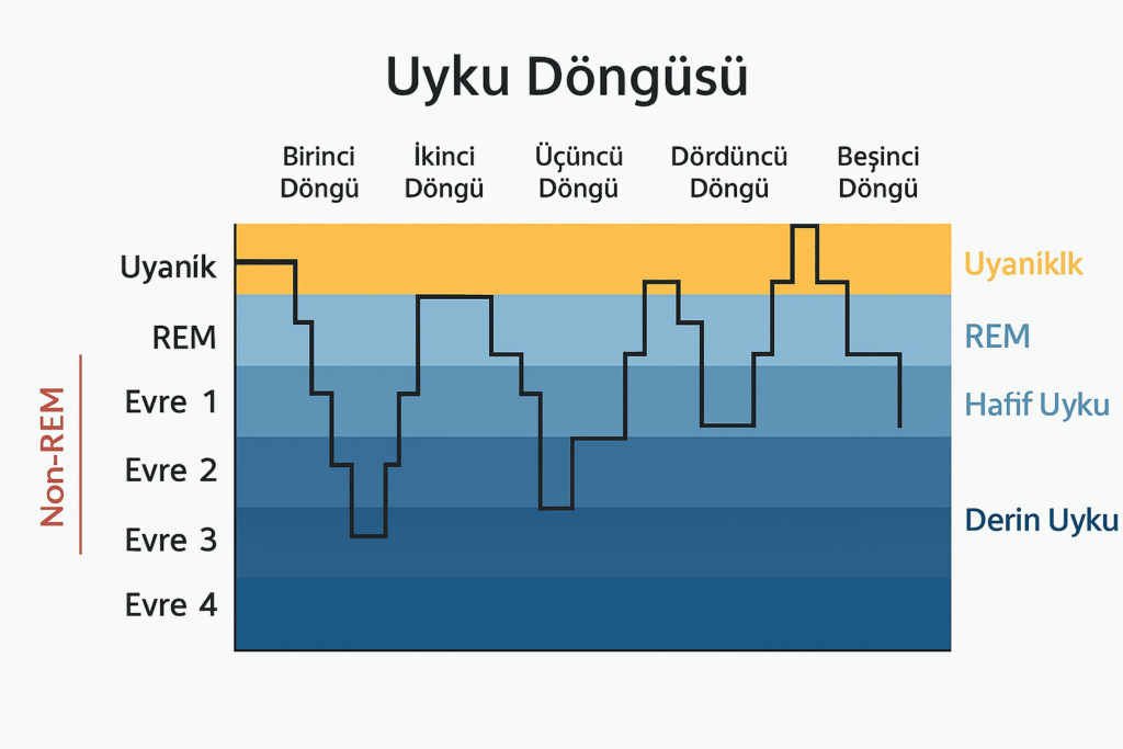 uyku evreleri zaman çizelgesi